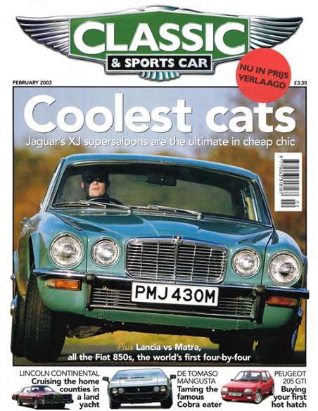 2003 CLASSIC AND SPORTSCAR MAGAZINE FEBRUARY ENGLISH