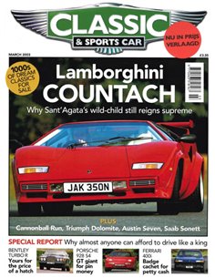 2002 CLASSIC AND SPORTSCAR MAGAZINE MAART ENGELS
