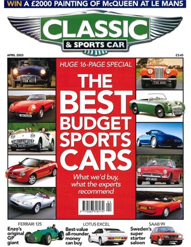 2003 CLASSIC AND SPORTSCAR MAGAZINE APRIL ENGLISCH