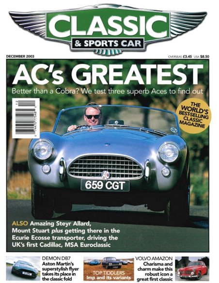 2003 CLASSIC AND SPORTSCAR MAGAZINE DECEMBER ENGELS