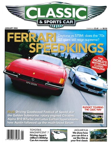 2004 CLASSIC AND SPORTSCAR MAGAZINE JANUARY ENGLISH