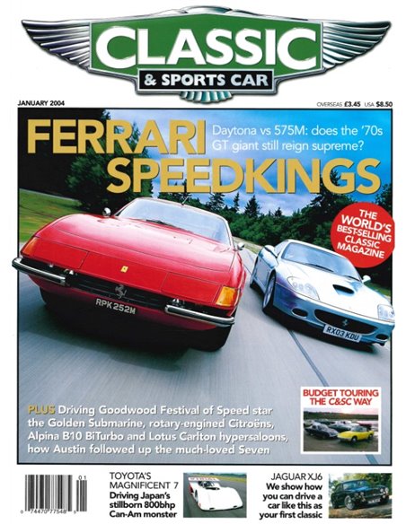 2004 CLASSIC AND SPORTSCAR MAGAZINE JANUARY ENGLISH