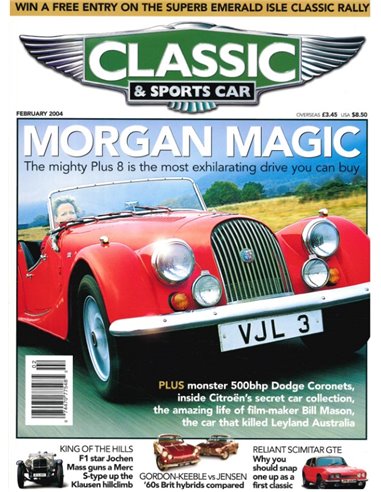 2004 CLASSIC AND SPORTSCAR MAGAZINE FEBRUAR ENGLISCH