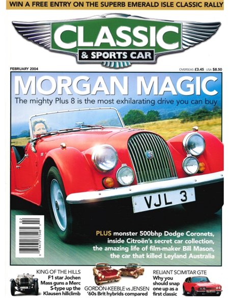 2004 CLASSIC AND SPORTSCAR MAGAZINE FEBRUARY ENGLISH