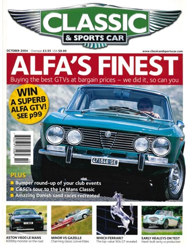 2004 CLASSIC AND SPORTSCAR MAGAZINE OKTOBER ENGLISCH