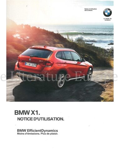 2013 BMW X1 BETRIEBSANLEITUNG FRANZÖSISCH