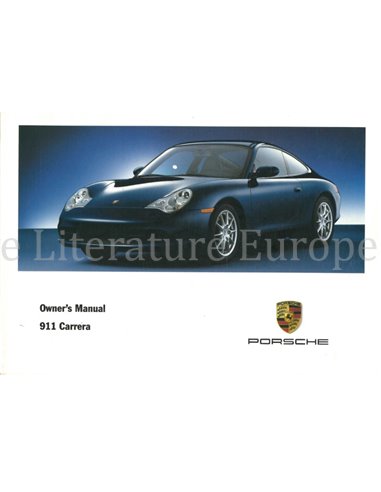 2002 PORSCHE 911 CARRERA | TARGA OWNERS MANUAL ENGLISH