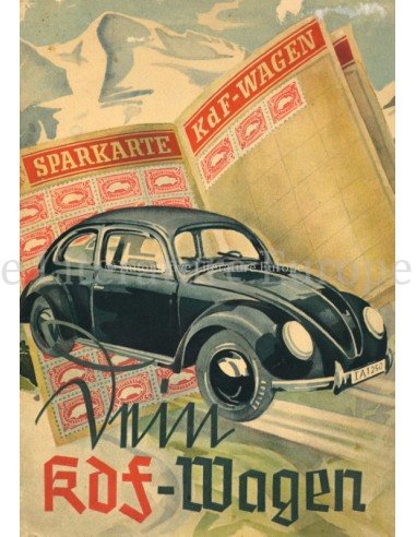 1938 DEIN KDF WAGEN BROCHURE DUITS