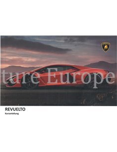 2023 LAMBORGHINI REVUELTO KURZANLEITUNG DEUTSCH