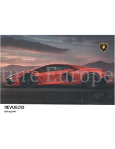 2023 LAMBORGHINI REVUELTO KURZANLEITUNG ENGLISCH