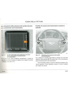 2006 BENTLEY CONTINENTAL GTC INSTRUCTIEBOEKJE ITALIAANS 2