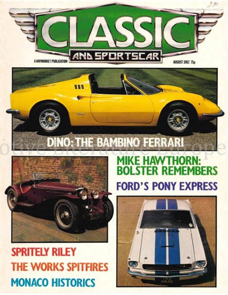 1982 CLASSIC AND SPORTSCAR MAGAZINE (08) AUGUSTUS ENGELS