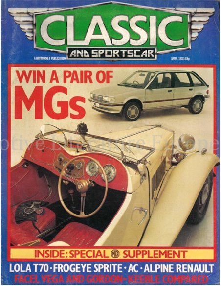 1983 CLASSIC AND SPORTSCAR MAGAZINE (04) APRIL ENGELS