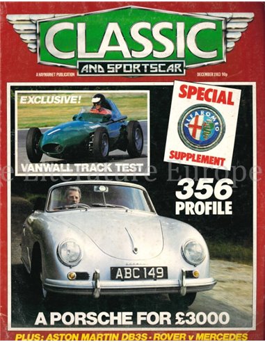 1983 CLASSIC AND SPORTSCAR MAGAZINE (12) DECEMBER ENGELS