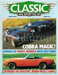 1984 CLASSIC AND SPORTSCAR MAGAZINE (02) FEBRUAR ENGLISCH