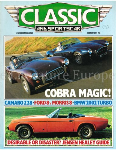 1984 CLASSIC AND SPORTSCAR MAGAZINE (02) FEBRUAR ENGLISCH