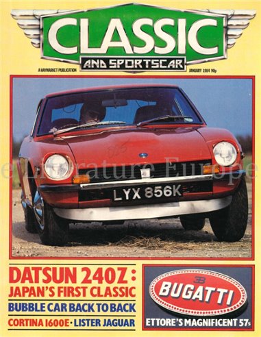 1984 CLASSIC AND SPORTSCAR MAGAZINE (01) JANUARI ENGELS