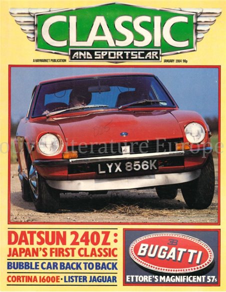 1984 CLASSIC AND SPORTSCAR MAGAZINE (01) JANUARI ENGELS