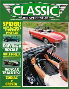 1984 CLASSIC AND SPORTSCAR MAGAZINE (09) SEPTEMBER ENGLISCH