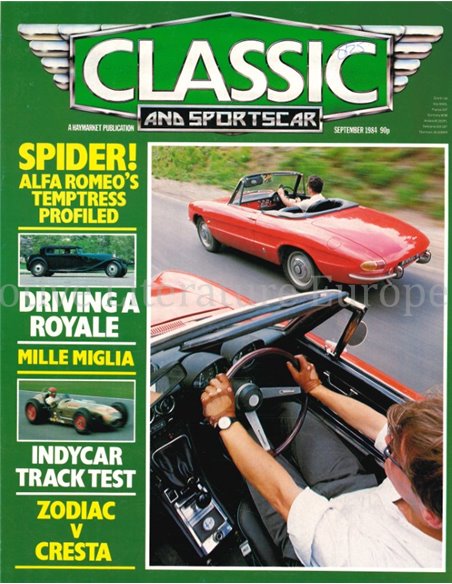 1984 CLASSIC AND SPORTSCAR MAGAZINE (09) SEPTEMBER ENGELS