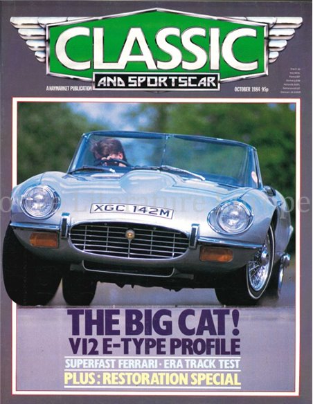 1984 CLASSIC AND SPORTSCAR MAGAZINE (10) OKTOBER ENGLISCH