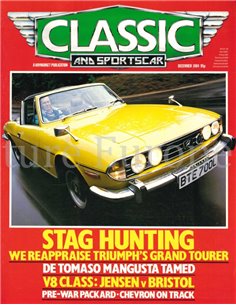 1984 CLASSIC AND SPORTSCAR MAGAZINE (12) DECEMBER ENGLISCH