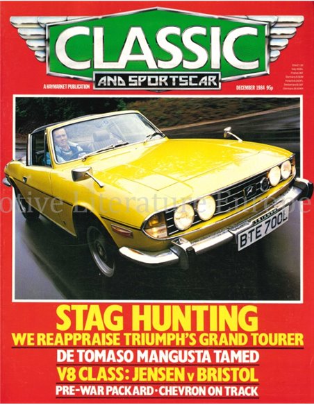 1984 CLASSIC AND SPORTSCAR MAGAZINE (12) DECEMBER ENGLISH