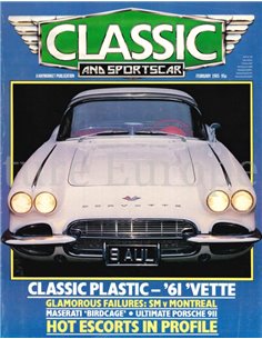 1985 CLASSIC AND SPORTSCAR MAGAZINE (02) FEBRUAR ENGLISCH