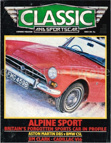 1985 CLASSIC AND SPORTSCAR MAGAZINE (03) MAART ENGELS