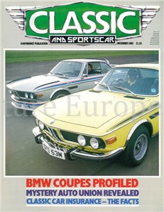 1985 CLASSIC AND SPORTSCAR MAGAZINE (12) DECEMBER ENGELS
