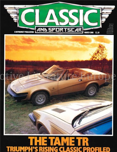 1986 CLASSIC AND SPORTSCAR MAGAZINE (03) MARCH ENGLISH