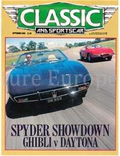 1986 CLASSIC AND SPORTSCAR MAGAZINE (09) SEPTEMBER ENGLISCH