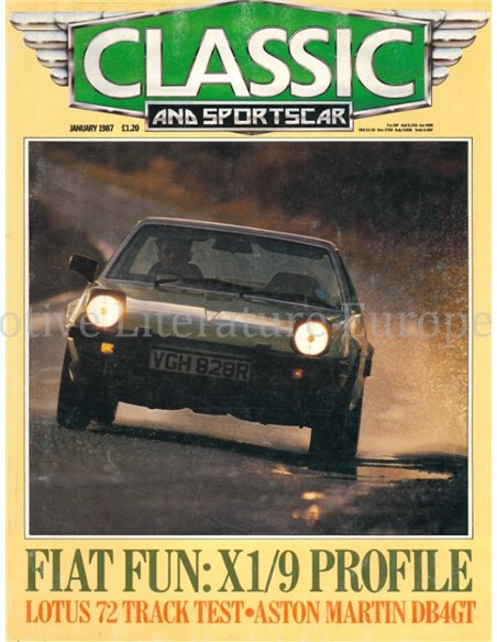 1987 CLASSIC AND SPORTSCAR MAGAZINE (01) JANUARY ENGLISH