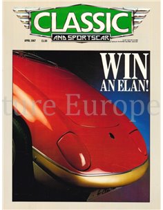 1987 CLASSIC AND SPORTSCAR MAGAZINE (04) APRIL ENGLISCH