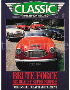 1987 CLASSIC AND SPORTSCAR MAGAZINE (11) NOVEMBER ENGELS