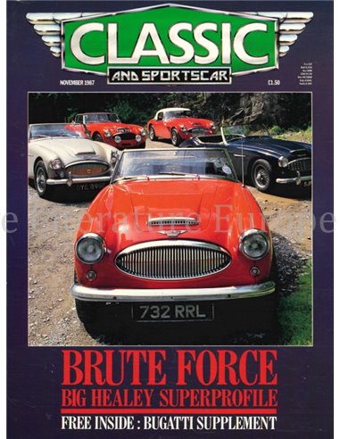 1987 CLASSIC AND SPORTSCAR MAGAZINE (11) NOVEMBER ENGLISCH