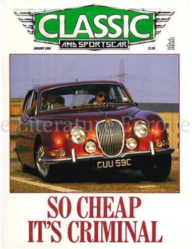 1988 CLASSIC AND SPORTSCAR MAGAZINE (01) JANUAR ENGLISCH