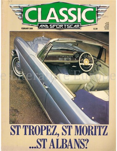 1988 CLASSIC AND SPORTSCAR MAGAZINE (02) FEBRUAR ENGLISCH