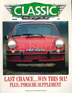 1988 CLASSIC AND SPORTSCAR MAGAZINE (06) JUNE ENGLISH
