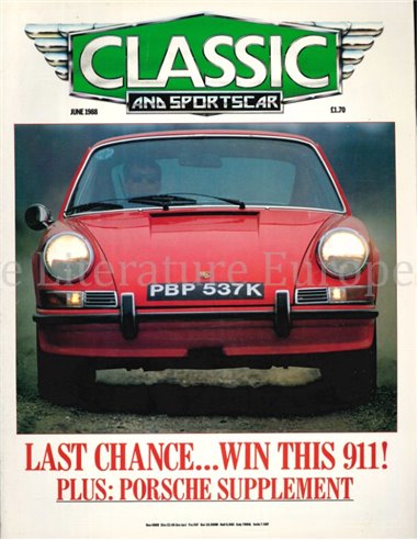 1988 CLASSIC AND SPORTSCAR MAGAZINE (06) JUNI ENGLISCH