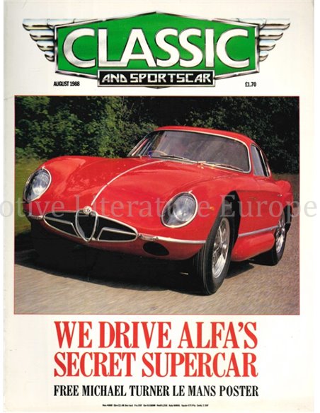 1988 CLASSIC AND SPORTSCAR MAGAZINE (08) AUGUST ENGLISH