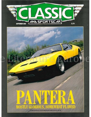 1988 CLASSIC AND SPORTSCAR MAGAZINE (09) SEPTEMBER ENGLISH