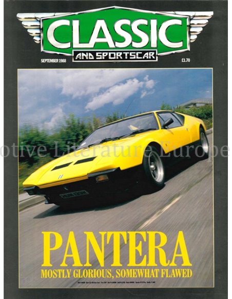 1988 CLASSIC AND SPORTSCAR MAGAZINE (09) SEPTEMBER ENGLISCH