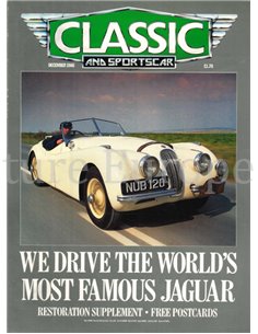 1988 CLASSIC AND SPORTSCAR MAGAZINE (12) DECEMBER ENGLISH