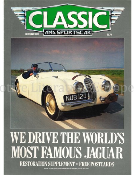 1988 CLASSIC AND SPORTSCAR MAGAZINE (12) DECEMBER ENGELS