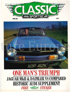 1989 CLASSIC AND SPORTSCAR MAGAZINE (04) APRIL ENGELS