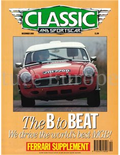1989 CLASSIC AND SPORTSCAR MAGAZINE (12) DECEMBER ENGLISH