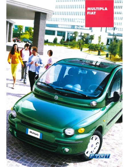 2002 FIAT MULTIPLA PROSPEKT NIEDERLÄNDISCH