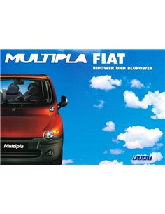 1999 FIAT MULTIPLA PROSPEKT DEUTSCH