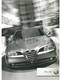 2003 ALFA ROMEO 166 PROSPEKT NIEDERLÄNDISCH 2